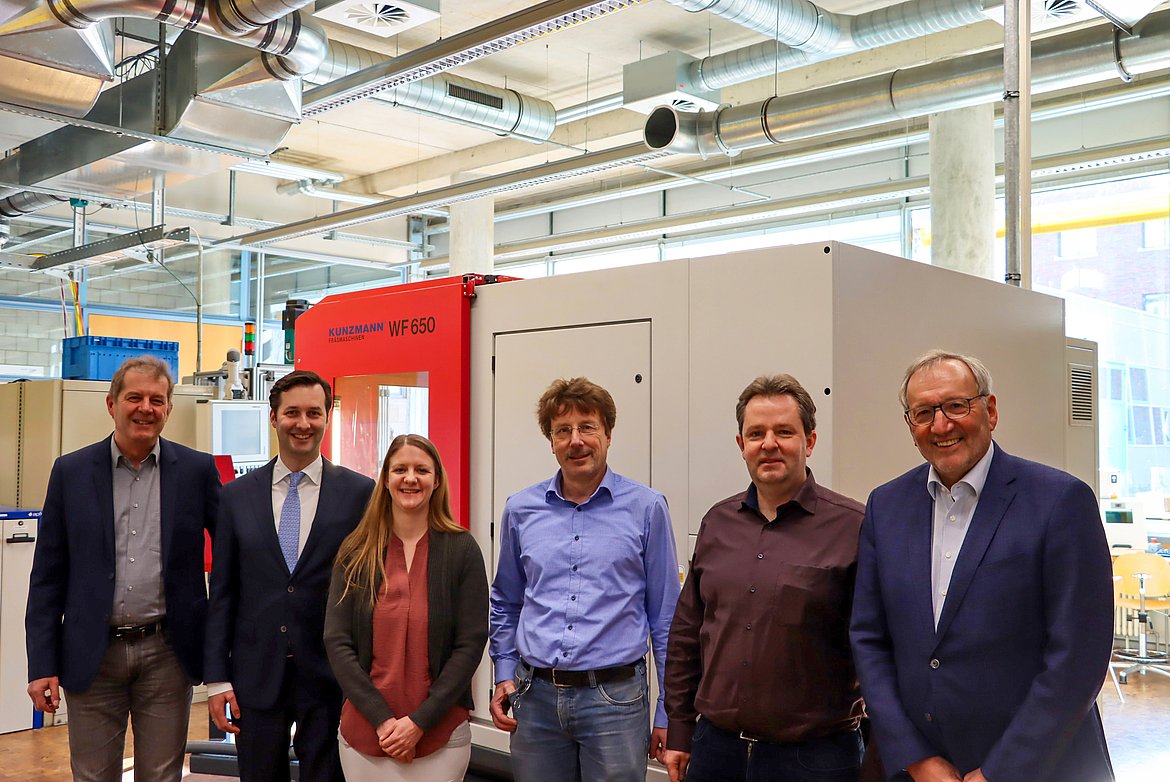 Gruppe im Labor