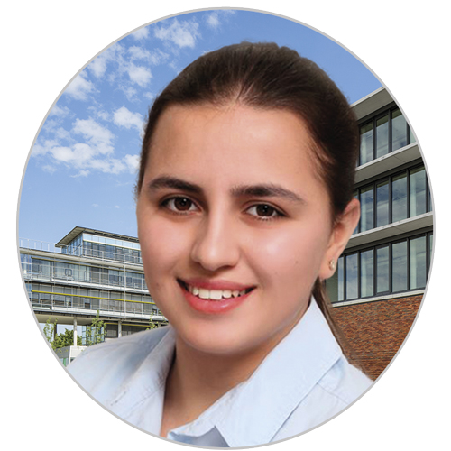 Elmira Memaj studiert Maschinenbau/ Produktionstechnik und -management