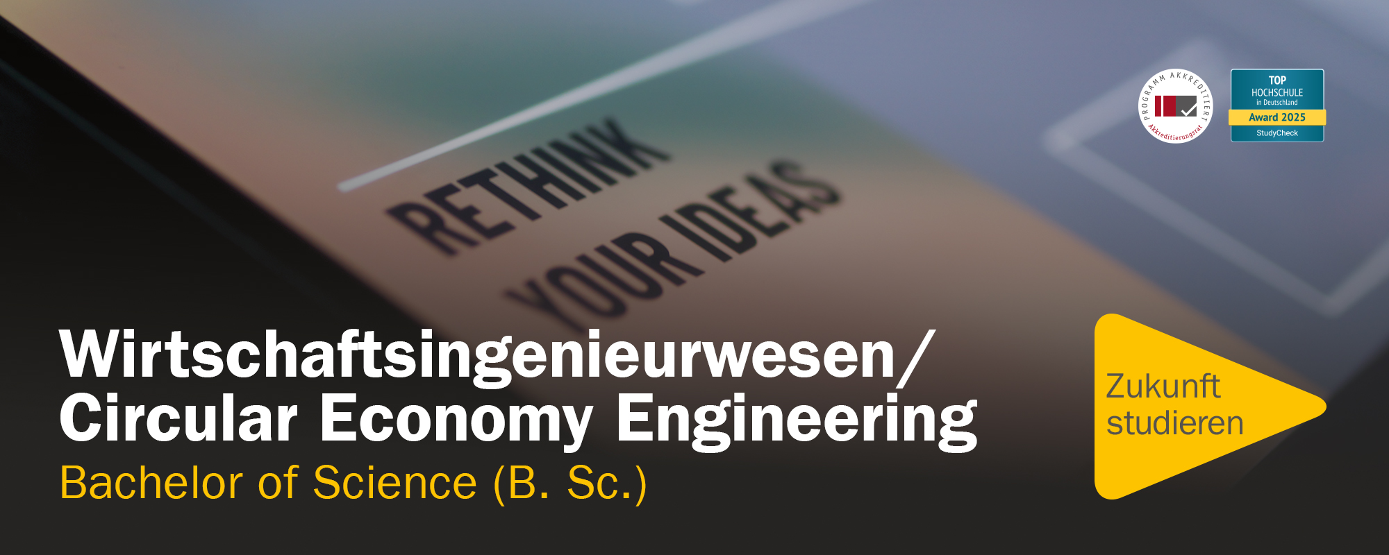 Wirtschaftsingenieurwesen / Circular Economy Engineering - Bachelor of Science an der Hochschule Pforzheim