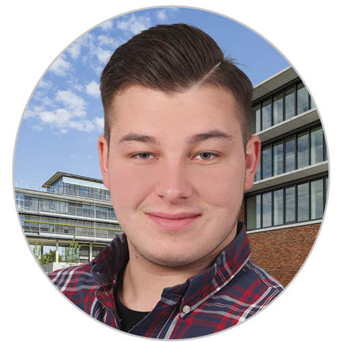 Silas Hölzle, studiert Maschinenbau/ Produktionstechnik und -management